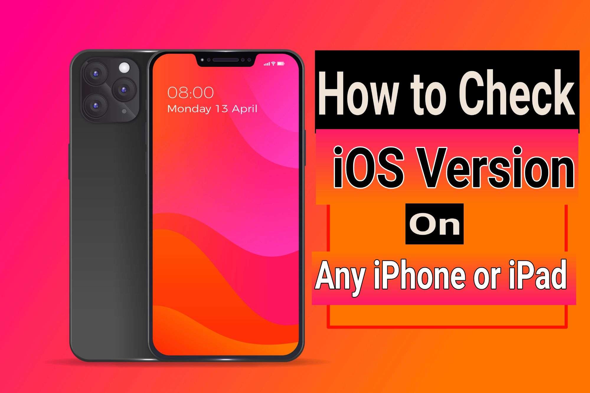 How to Check iOS Version