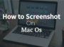 Screenshot on Mac