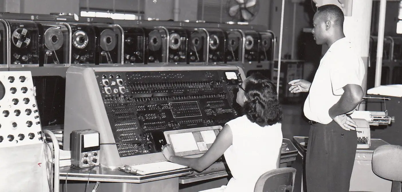 Univac System in Operation