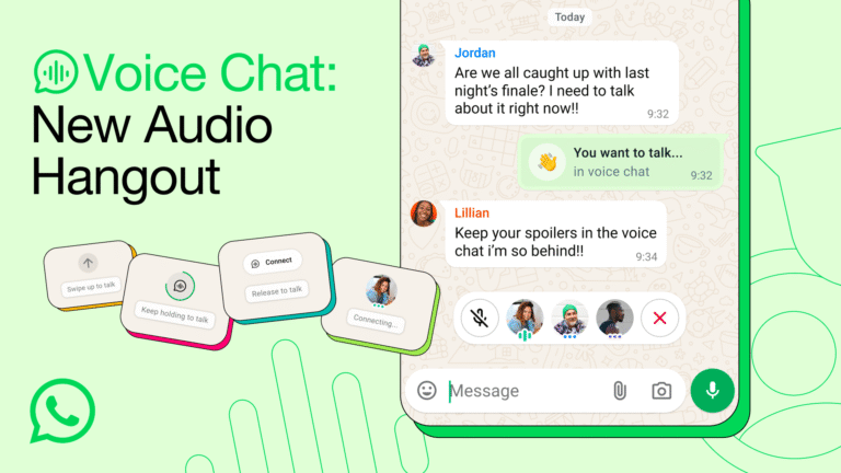 WhatsApp Rolls Out New Voice Chats features for Groups